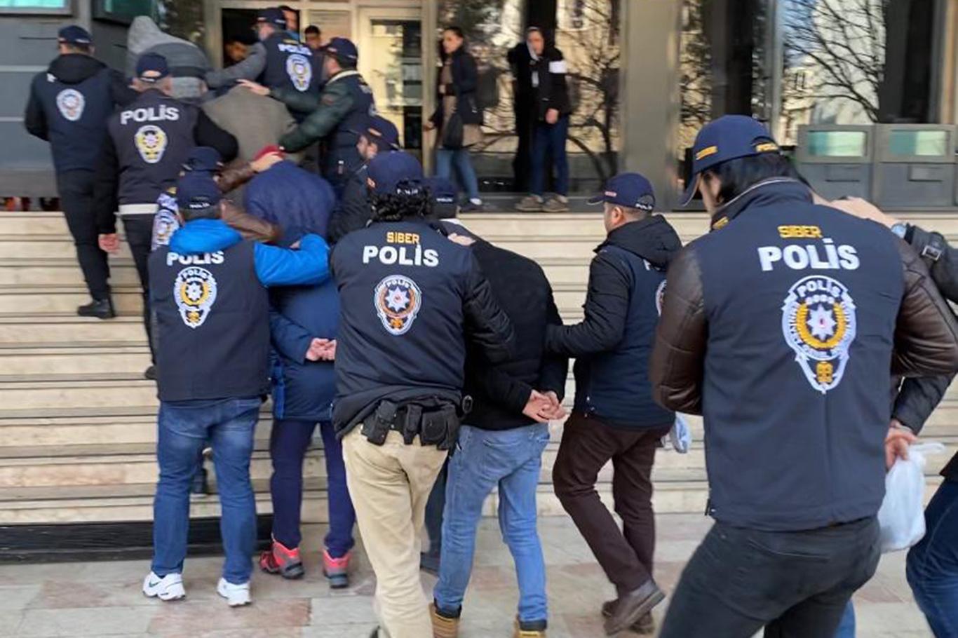 Malatya’da haklarında yakalama kararı bulunan 61 kişi gözaltına alındı